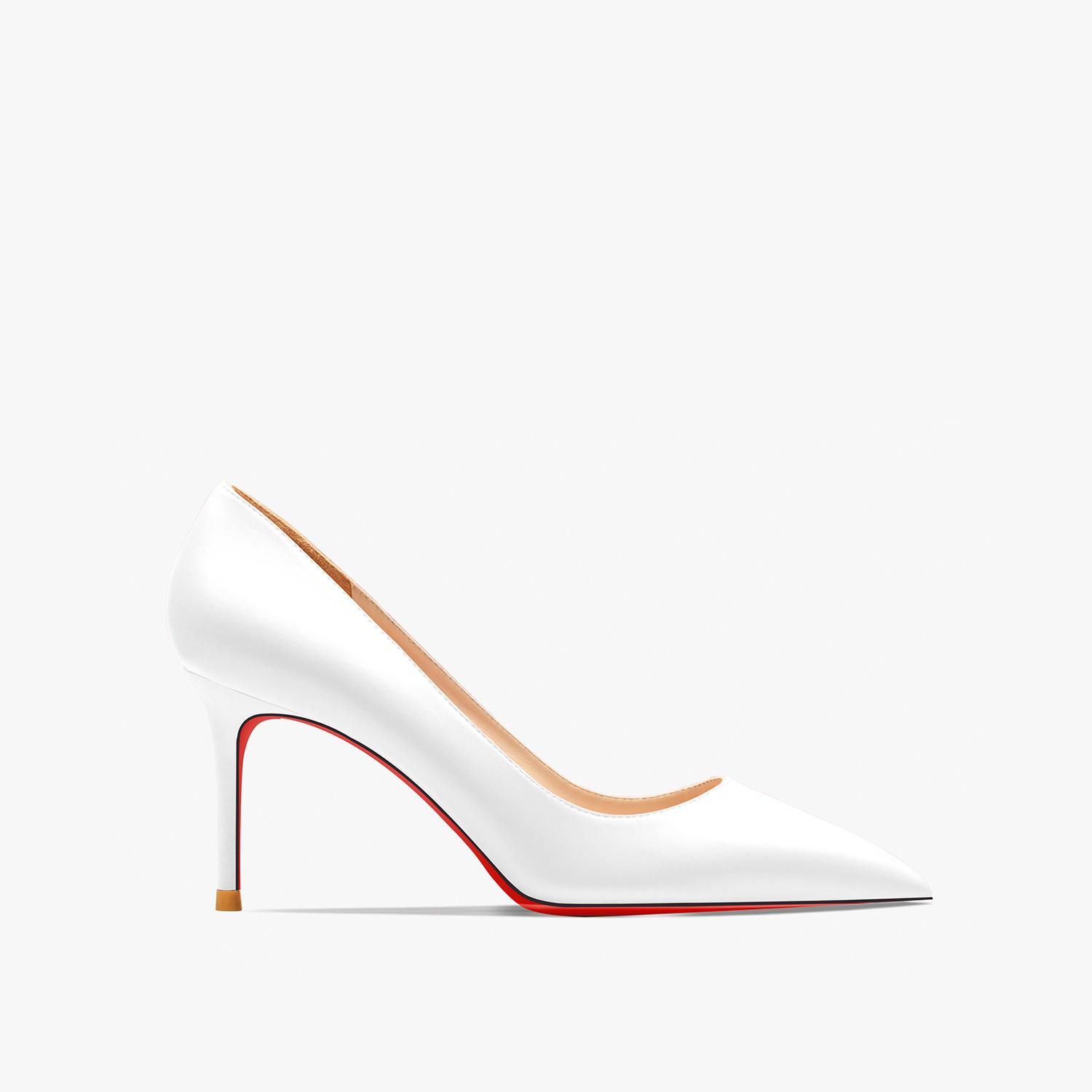 Женские красные блестящие туфли на высоком каблуке — фото 13