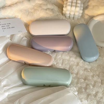 Estojo de Óculos Fashion Feminino Portátil Bonito Óculos de Sol Óculos de Leitura Caixa de Armazenamento de Óculos Organizador Protetor de Óculos de Viagem