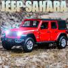 New 1:32 JEEPS Sahara Wrangler Simulation Toy Vehicles Model Sound and light Shock Absorbers Alloy Children Toys Collection Gift ALS1