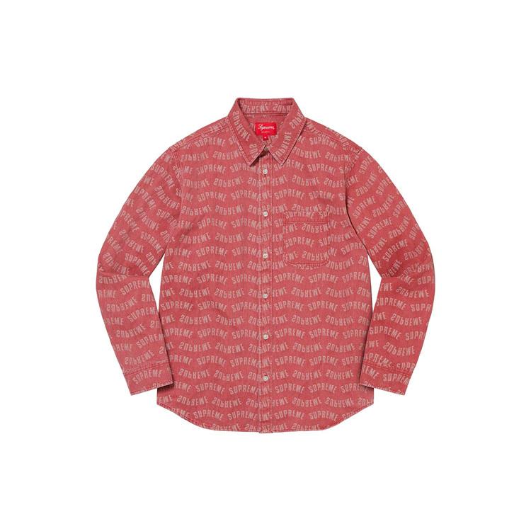 Supreme Arc Jacquard Denim Shirt SUP-SS22-809