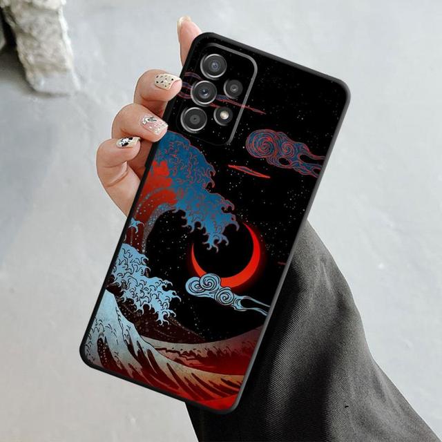 

Чехол для телефона с маской самурая дракона и волка для Samsung Galaxy A14 A73 A53 A71 A51 A31 A33 A22 A12 A21s A13 A32 A52s A72 A52 A23 Samsung A52s 5G