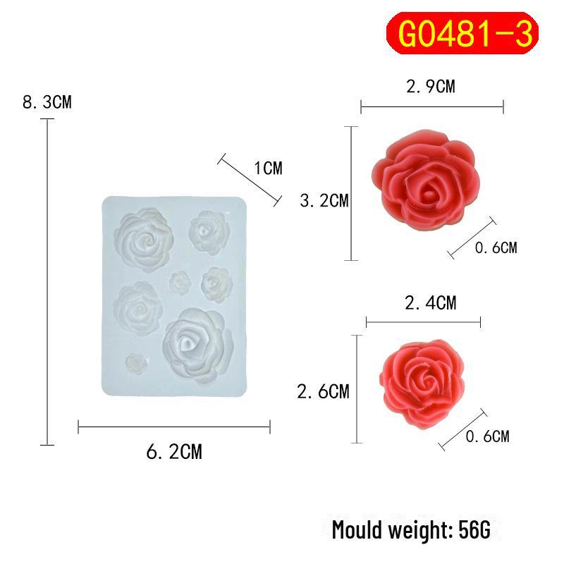 

Силиконовая форма Chou Kai Rose для самостоятельного изготовления цветочных тортов, помадки и шоколадной выпечки