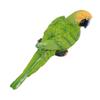 Parrot Status Tree Hanging Wall Mount Lifelike Resin Parrot Decor for Garden Courtyard