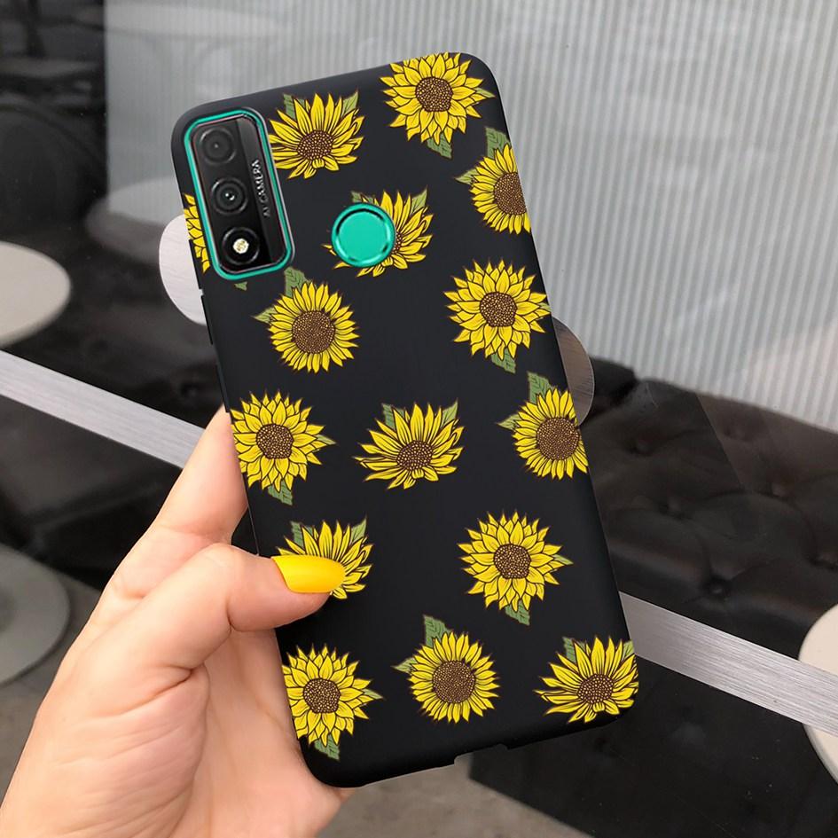 For Funda Huawei P Smart 2020 Case Coque Popular Lavender Flower Phone Case For Huawei P Smart 2020 6.21" Soft Shockproof Bumper
