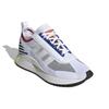 adidas Originals Sl Tela Cuero Sintético Cómodos Versátiles Antideslizantes Resistentes al Desgaste Zapatillas Casuales de Caña Baja para Mujer Blanco Rojo Azul FV9492