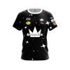 New Men Brunswick Rainbow Confetti Party Bowling Jersey Short Sleeve Performance Sports Tee Casual Streetwear Tops