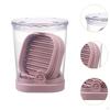 Cup Slicer Multifunctional Vegetable Cutter for Banana Mushroom Cucumber Pink