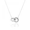 Swarovski 5670251 Dextera Interlocking Loop Necklace