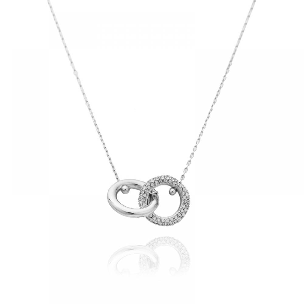Swarovski 5670251 Dextera Interlocking Loop Necklace