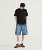 COVERNAT Cool Cotton Surfing Motion Graphic T-Shirt Black