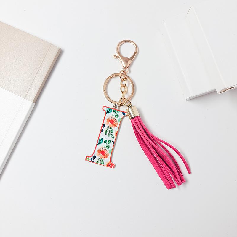 Colorful English Alphabet Keychain & Graduation Gift Accessory