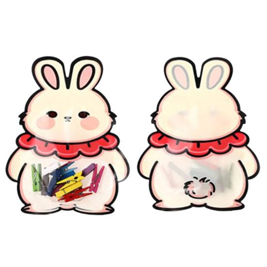 10 szt. Torebka na cukierki widoczne okno w zwierzęcym stylu śliczny mały kształt jeża woreczek do zamykania ciasteczek kuchnia