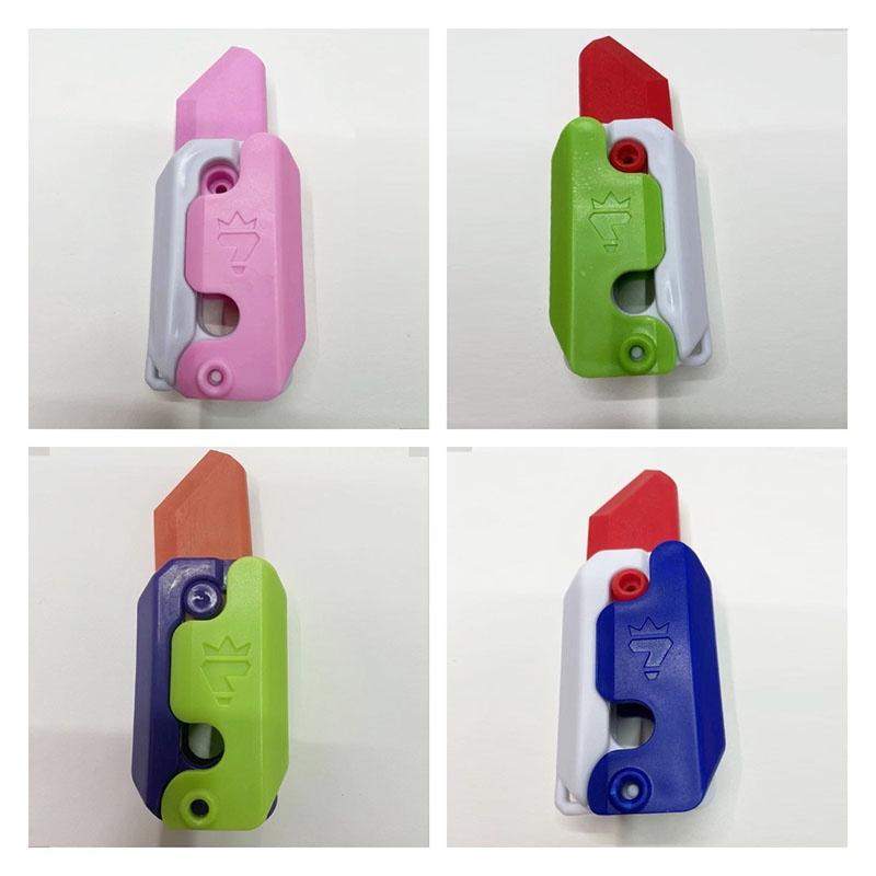 Unique 3d Printed Gravity Carrot Knife Great For Pranks And Play Silicone Material