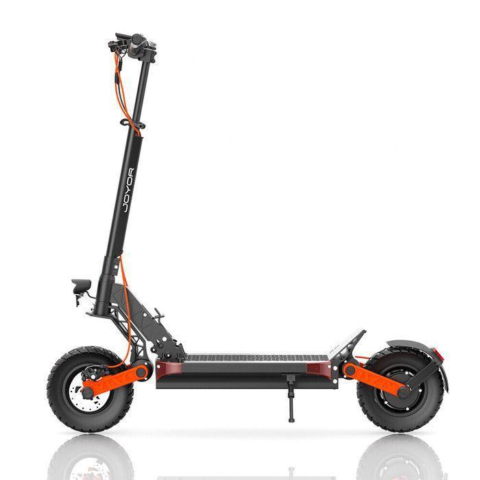 JOYOR S5-Z - Trottinette Electrique Pliable Adulte - Batterie 48V 13Ah - Moteur 600 W - 10 pouces - 25KM/H - Autonomie 55KM - Noir