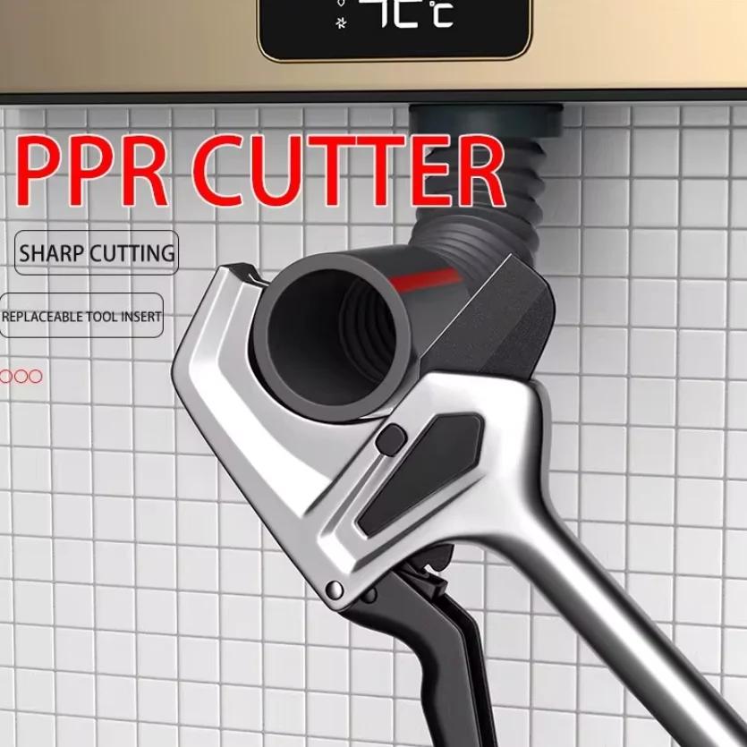 Hardware Tăiător de țevi PVC Lamă de tăiat țevi Foarfece pentru țevi de apă Foarfece PPR cu tăiere rapidă Foarfece pentru țevi din plastic din aluminiu