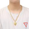 Hip Hop Rock Big Gold Color Lion Head Pendant Necklace For Men Fathers Day Jewelry Gifts