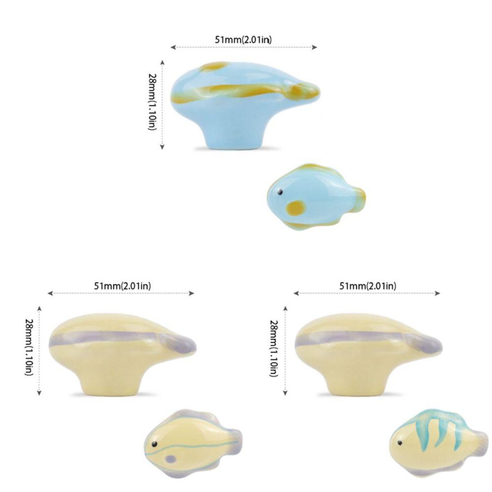 Tecknad Djur Skåphandtag Söt Design Keramisk Knopp Dörrhandtag Djurknopp Möbeldörr