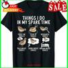 NEU LIMITIERT Wachtelliebhaber Dinge, die ich in meiner Freizeit tue T-Shirt Vintage gewaschen Weich Stilvoll Grafikdesigner Kleidung Leicht