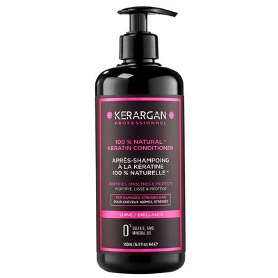 Balsam med keratin for å nære og regenerere - For tørt og skadet hår - Uten sulfat, parabener og silikon - 500 ml