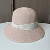Premium grass summer visor women's outdoor travel UV protection sun hat casual big edge straw hat