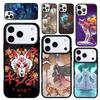 Capa Case for iPhone 17 Air 16 Pro Max 15 Plus 11 13 Mini 14 12 Back Phone Cover Kitsune Fox Art Soft
