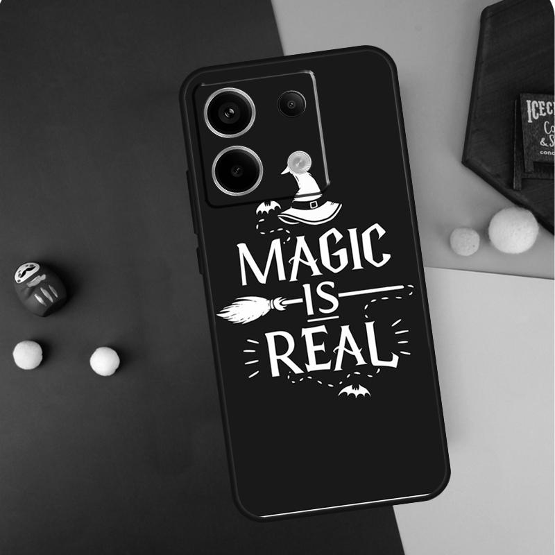 

Halloween Witch Cat Case For Xiaomi Redmi Note 12 11 10 9 13 Pro Plus 9S 10S 11S 12S Redmi 13C 9C 10C 12C Cover Redmi Note 13ProPlus