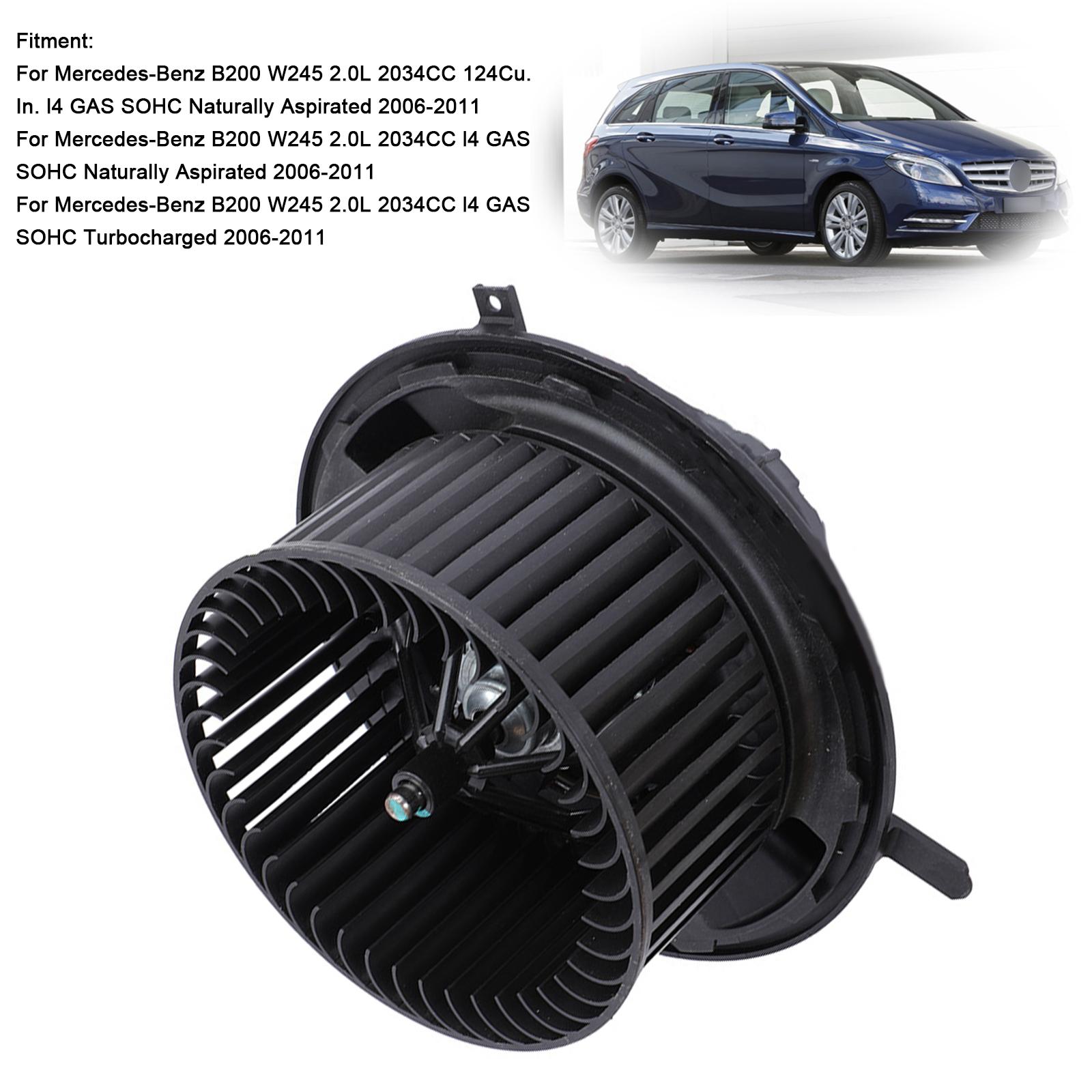 HVAC Heater Blower Motor Assembly A1698200642 For Mercedes-Benz B200 2006-2011