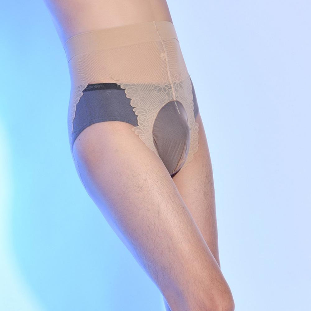 Amazon Cross-border Bikini Men's Stockings Jj Set Large Size Mannequin Airplane Cover Sexy Arbitrary Cut Men's Pantyhose