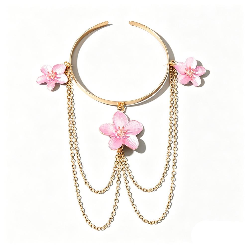 Alloy Material Fringed Arm Ring Punk Style Tassel Arm Ring Stylish Alloy Arm Ring Women