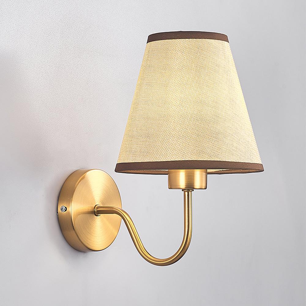 

Минимализм светодиодный настенный светильник современный простой льняной абажур локтевые настенные светильники для домашнего декора гостиная лестница светильники шампанского