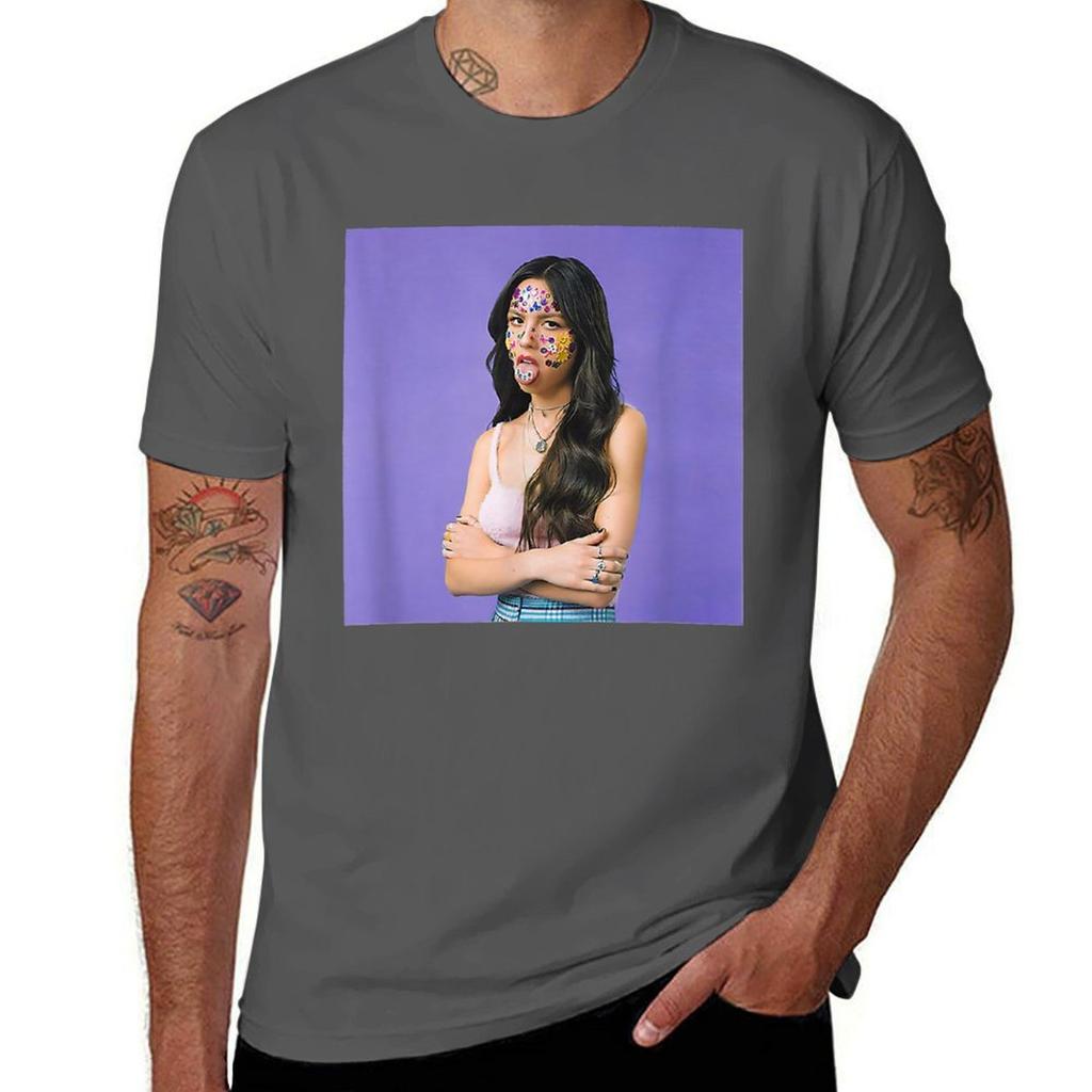 Oli.via and Rod.rigo Style T-Shirt Cotton T Shirt Pack T Shirt Custom Print Man T Shirts High Quality Luxury Brand T-Shirt
