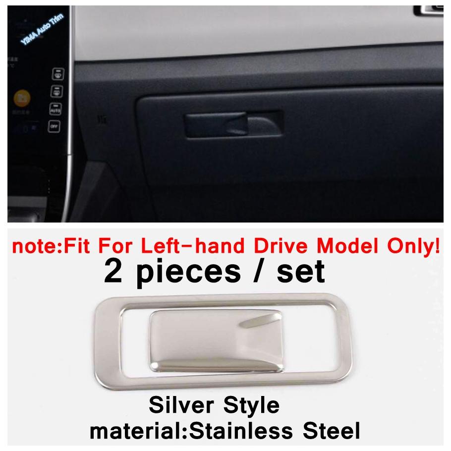 Stainless Steel Car Head Light Switch / Glove Box Handle / AC Air Outlet Cover Trim Accessories For Hyundai Creta