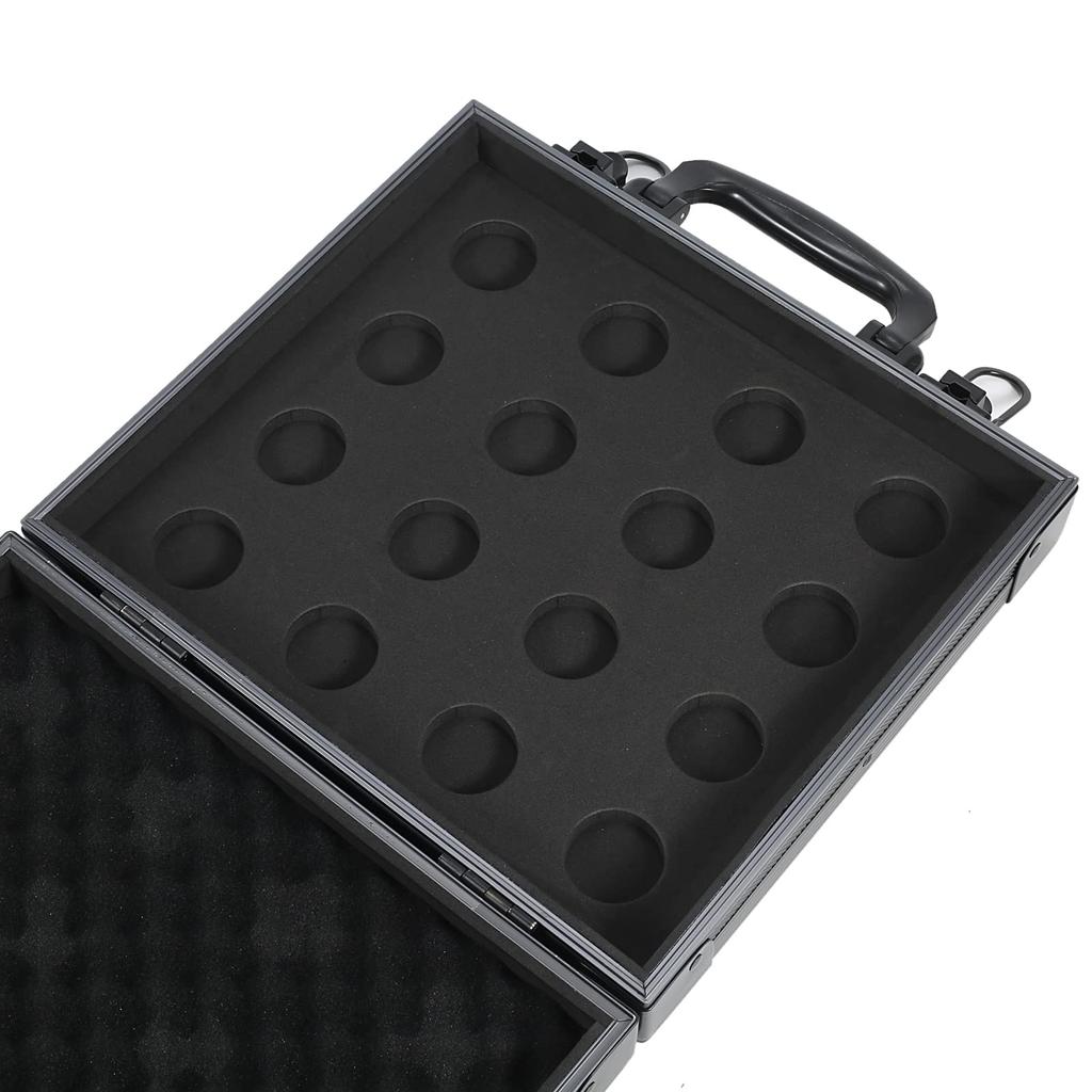 Cutie rigidă pentru bile de biliard [pentru dimensiunea bilei de meci] Tip atașe cutie pentru bile neagră