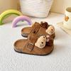 Children's and Women's Cute Cartoon Birkenstock Outdoor Closed-Toe Slippers for Spring and Autumn 2025