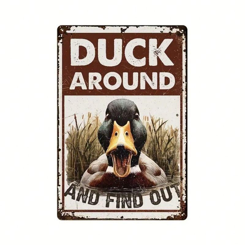 Vintage Metal Tin Sign Garage Pub Man Cave Wall Decor 8x12 inch