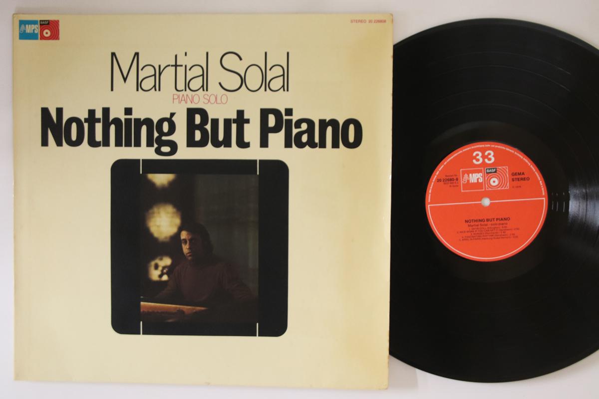 

LP Record MARTIAL SOLAL - Nothing But Piano 20226808 MPS 1976 Germany Jazz Used