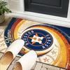 Custom NameHouston basketball Graffiti Carpet, Indoor Rug, Chair Rug, Living Rooms, Doormat Made From Polyester Home Decor Birthday Christmas Gifts