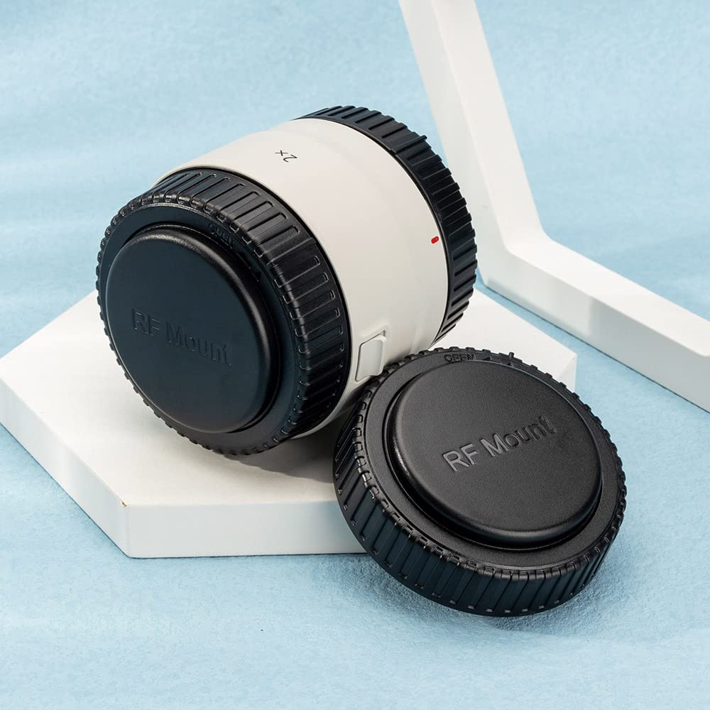 Pack of 2 JJC Lens Caps for Canon Extender Compatible with Canon RF2X Extender RF Compatible Lenses, EXT. RF1.4X & EXT. Lenses,