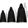Halloween cape reaper cape black red single double cape pirate reaper cape