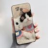 Per Sony Xperia XZ2 Compact H8324 H8314 Custodia Estetica Moda Gatto Carino Cartone Animato Antiurto Nero Silicone Morbido Sottile Cover Posteriore