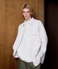 Dirty One Embroidered Oxford Shirt (Pure White)