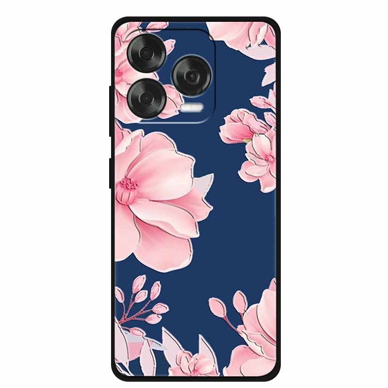 

3D Emboss Case For ZTE Blade V70 Design Phone Case Flowers Black Silicone Soft Back Cover For ZTE Axon 60 4G Nubia V70 Vita Case Blade V70 Design