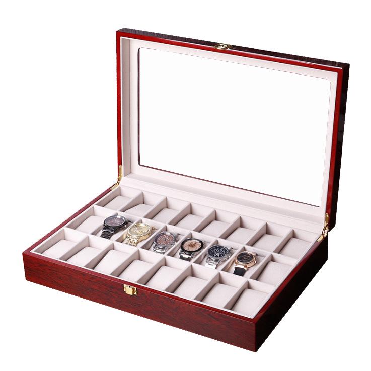 Tan Yun Zhiyuan Einbrennlack Uhren-Ausstellungs- & Aufbewahrungsbox
