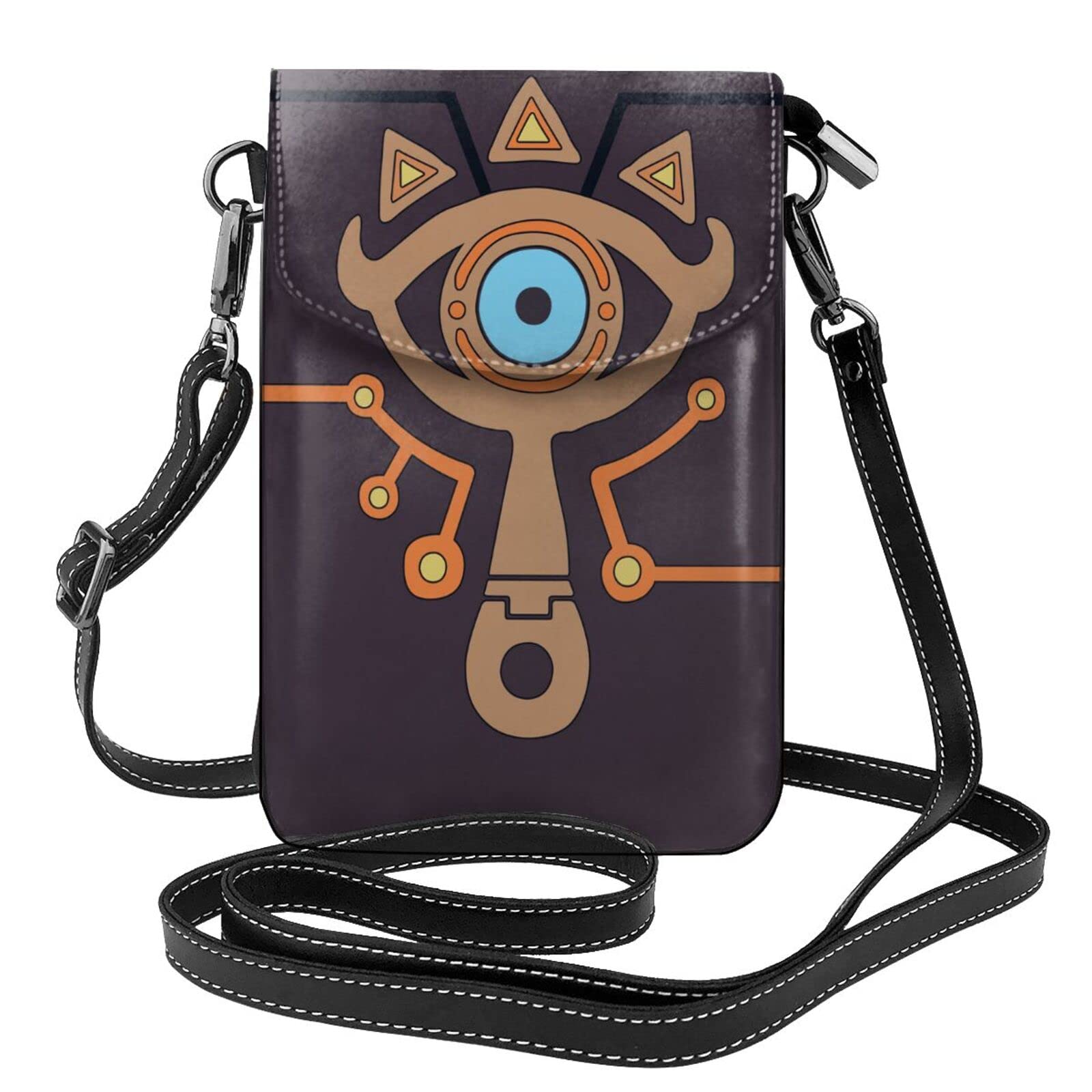 

[JMI] Сумка-чехол для смартфона The Legend of Zelda, сумка через плечо из натуральной кожи, тонкий мини-кошелек для женщин и мужчин, популярная сумка-кошелек кроссбоди, высота 19 см x
