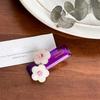 Cute Elegant Hair Clip With Floral Accents Stylish Hair Claw For Girls And Women