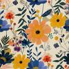Tecidos Decorativos de Exterior Oxford - Motivo Flores I Dx5473