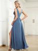 Ever-Pretty Women's Side Slit Double V-Neck Sleeveless Maxi Evening Gowns Party Dress