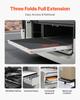 1 Pair 16-60 in Soft-Close Drawer Slides Ball Bearing Full Extension