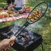 Folding Handle Grilled Fish Net Nonstick Barbecue Mesh Grilling Basket  DIY Cooking
