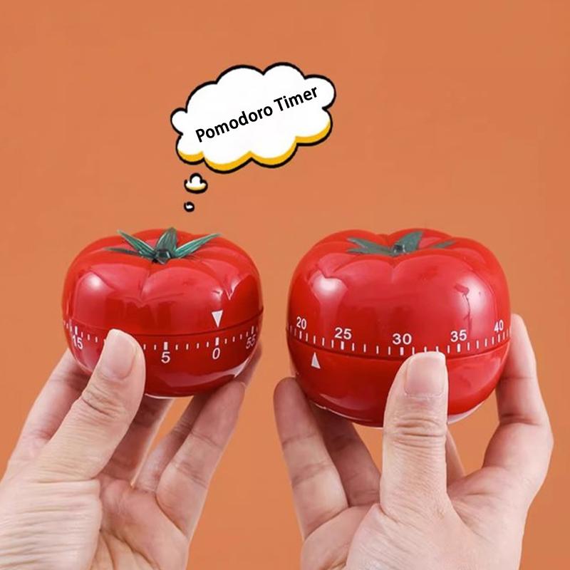 Tomato Timer Electronic Kitchen Reminder Pomodoro Mechanical Countdown Alarm Kitchen Cooking Tool Game Timer Clock